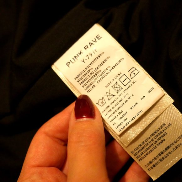 Men's Punk Military Style Long Coat - Picture 8 of 10